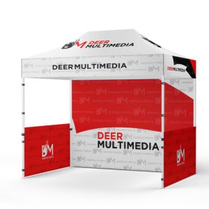 3M Aluminium Gazebo with canopy and sides