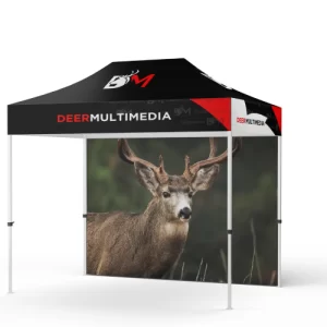 Aluminium Gazebo 3m – 3m Back Wall Skin